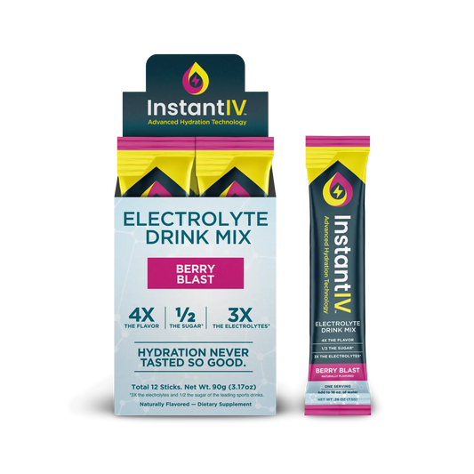 Electrolyte Drink Mix, Master case of 12pk: Berry Blast